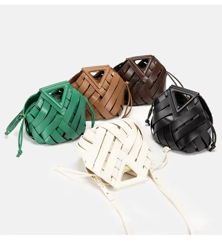 Women'S Accessories Purse - Bolsa Tote de Couro Vegano Trançada