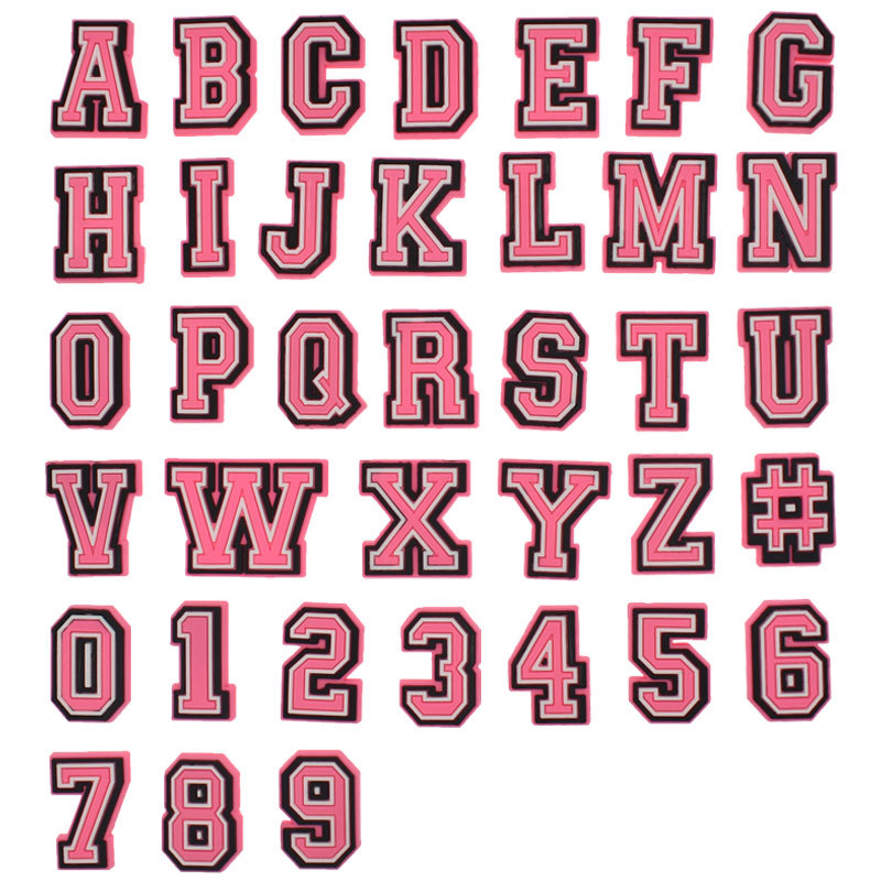 Women'S Accessories Crocs - Pingente de sapato com letras rosa