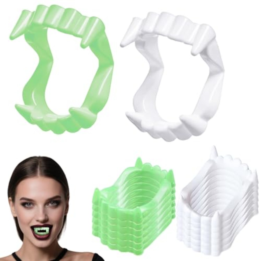 Women'S Vampire Accessories - 12 Peças de Dentes de Vampiro