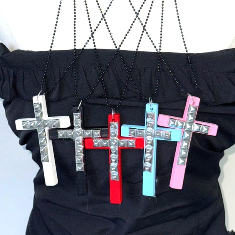 Women'S Accessories In The 90S - Goth jóias de madeira rosa srivet