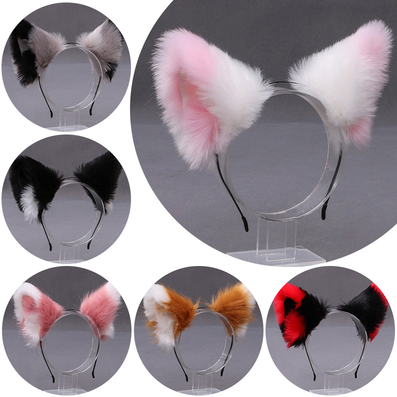 Women'S Accessories H&M - Tiara de Pelúcia Orelhas de Gato