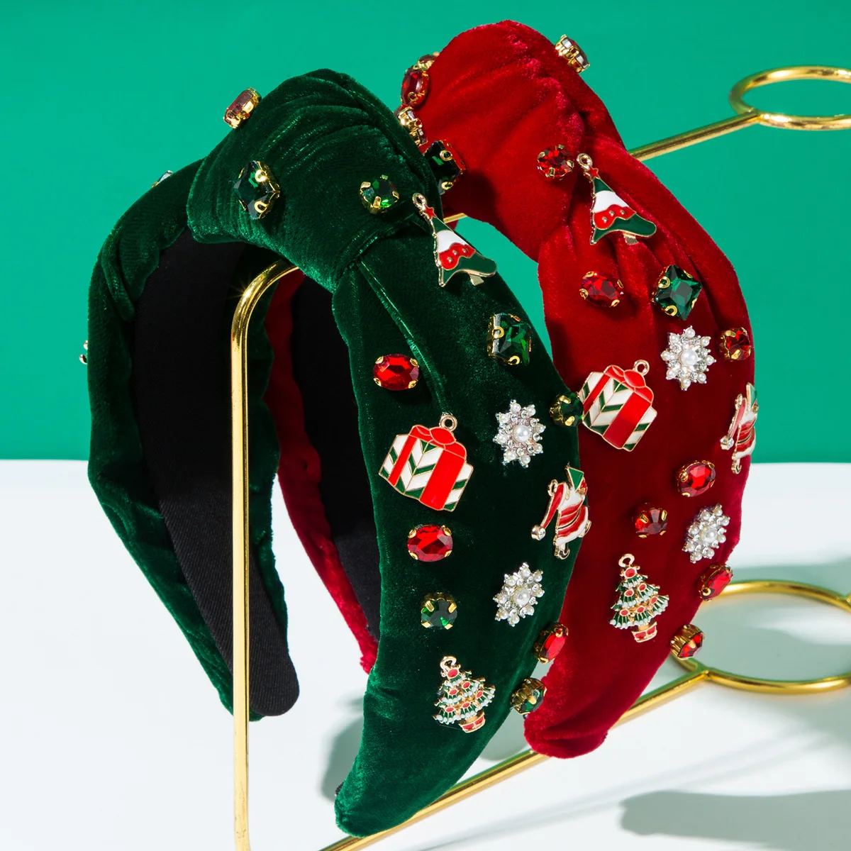 Women'S Accessories Flannels - Nova Tiara de Natal em Flanela