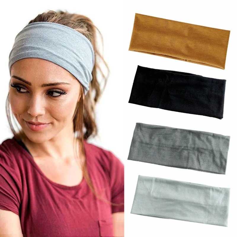Women'S Yoga Accessories - Faixas de Cabelo Esportivas Extra Largas