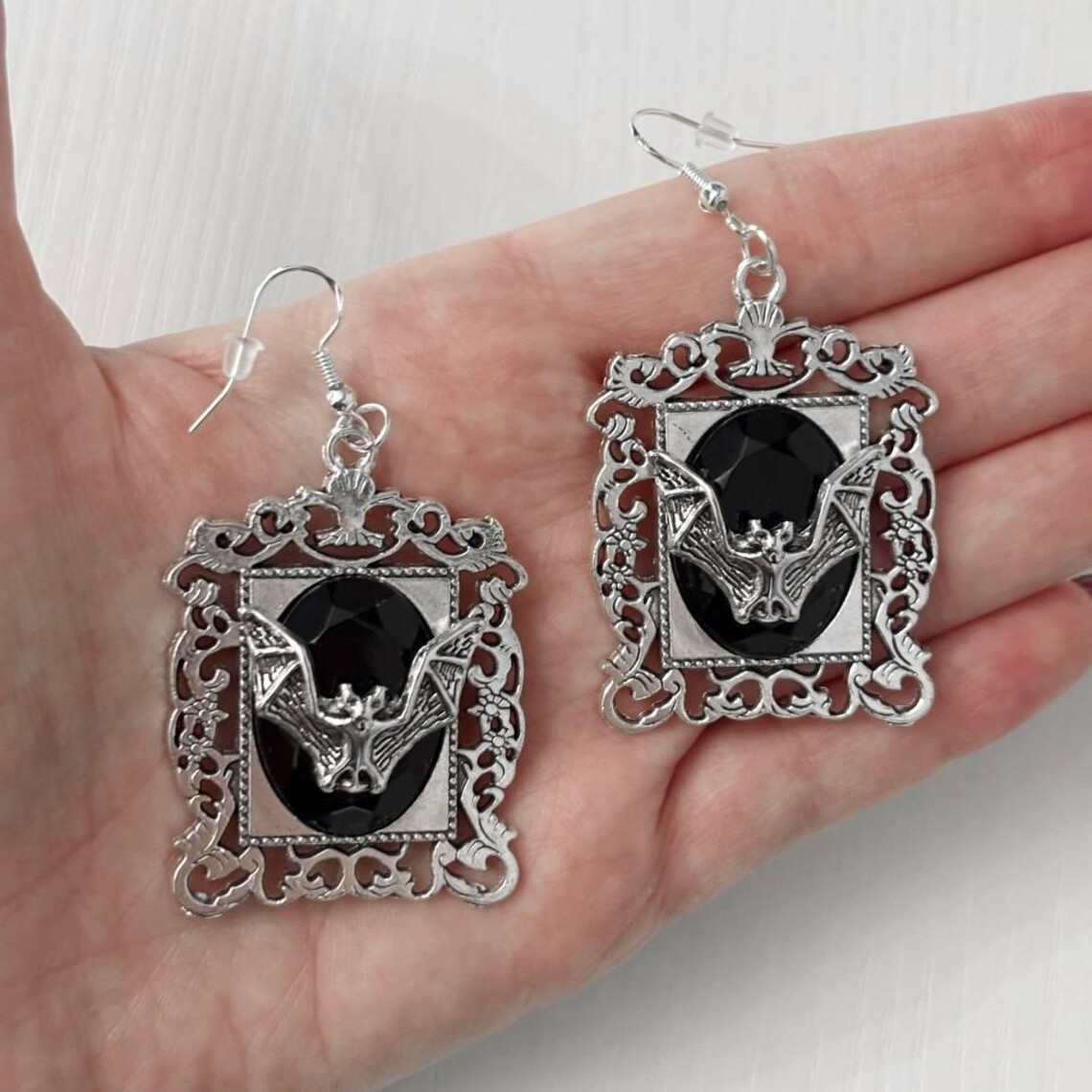 Women'S Vampire Accessories - Brincos de morcego vampiro, joias góticas,