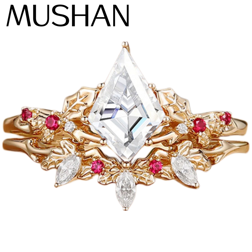 Wrap Ring Gold - Anel de Prata Esterlina 925 MUSHAN