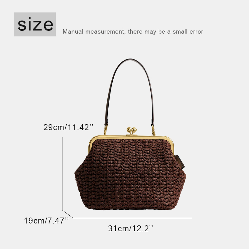 Bolsa de praia feminina de pal - Women'S Accessories Purse avaliação e preço