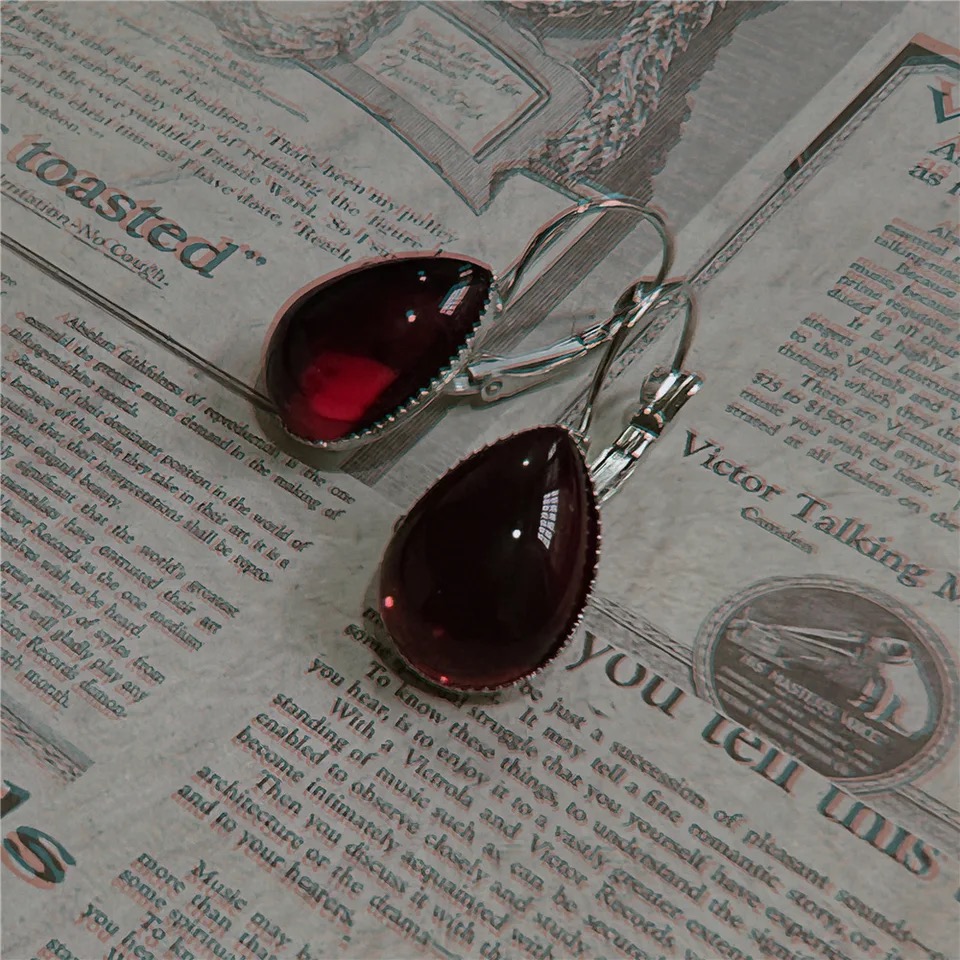 Gothic Vampire Blood Red Earri - Women'S Vampire Accessories avaliação e preço