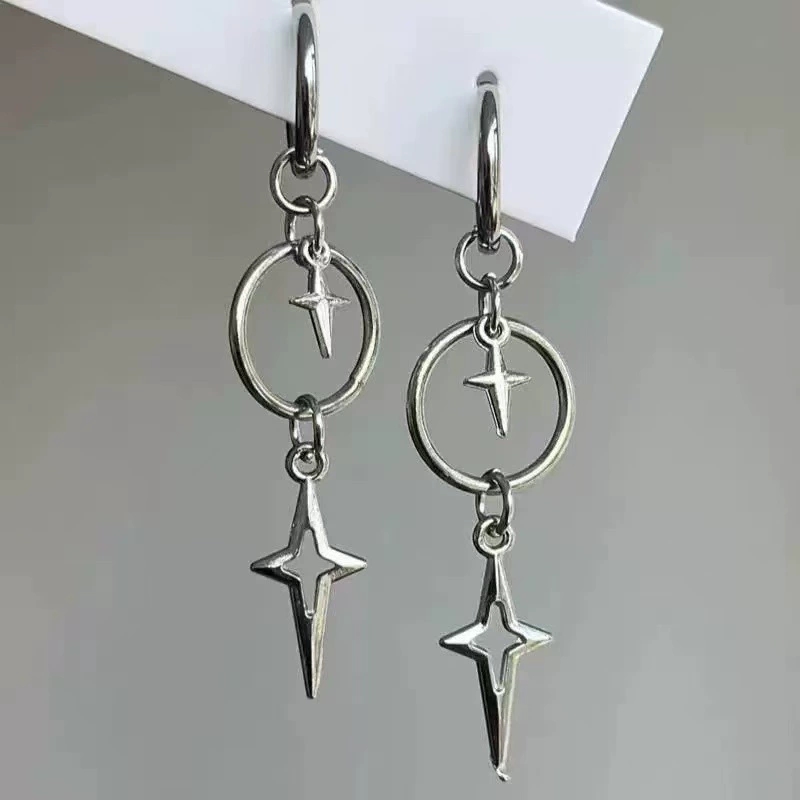 Personalizado punk cruz estrel - Women'S Accessories In The 90S avaliação e preço