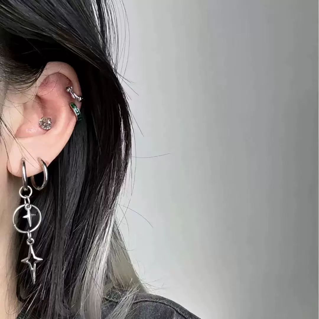 Personalizado punk cruz estrel - Women'S Accessories In The 90S avaliação e preço