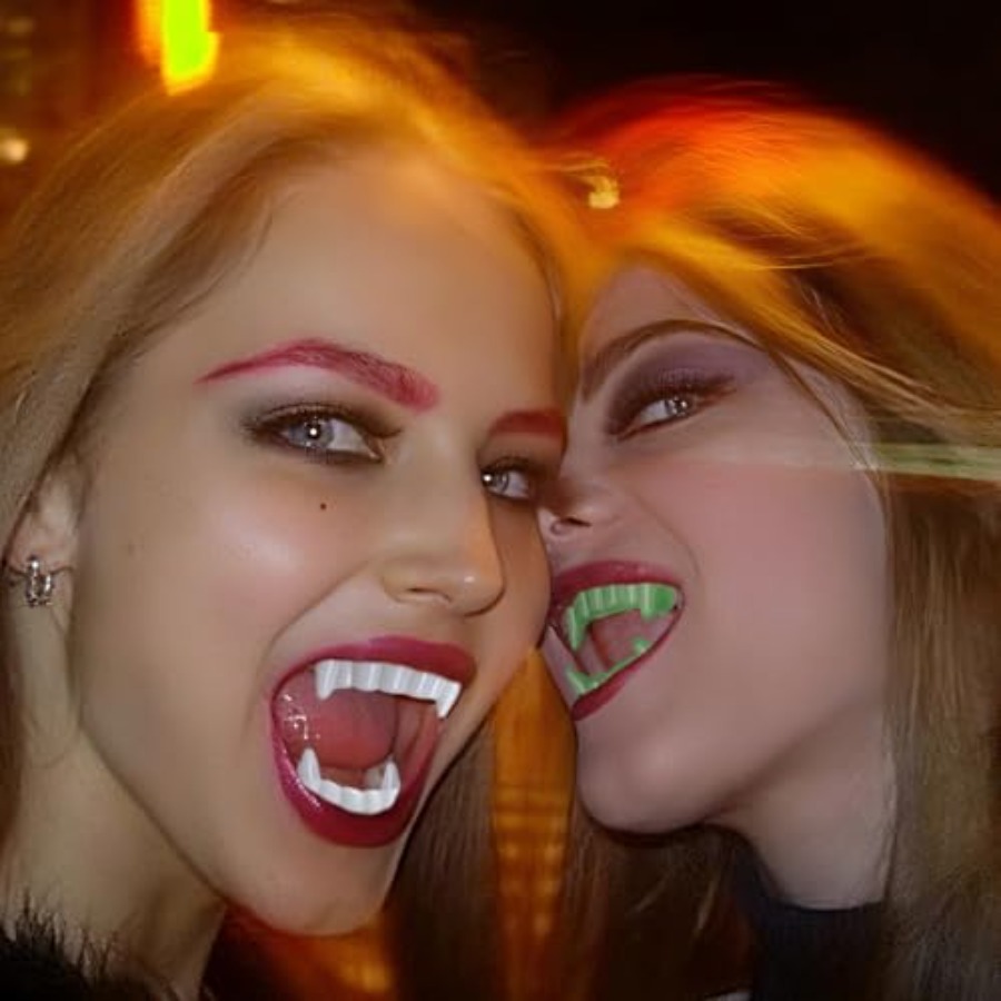 12 Peças de Dentes de Vampiro  - Women'S Vampire Accessories avaliação e preço