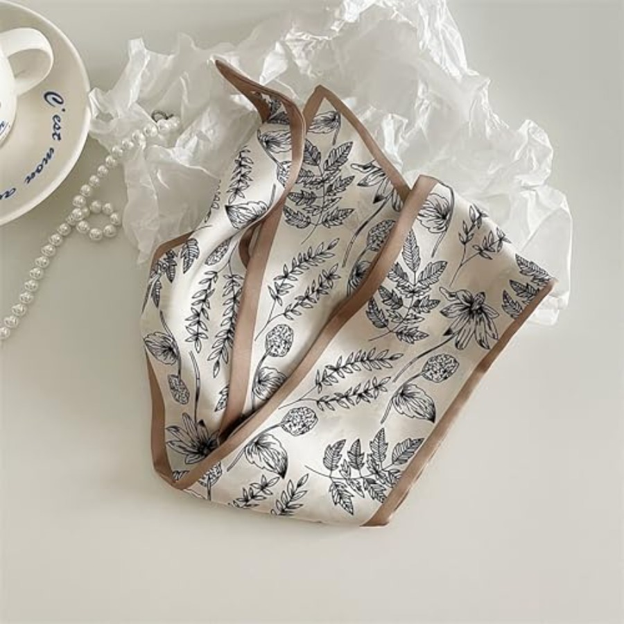 WENLOOY Conjunto de 4 Lenços p - Women'S Accessories Purse avaliação e preço