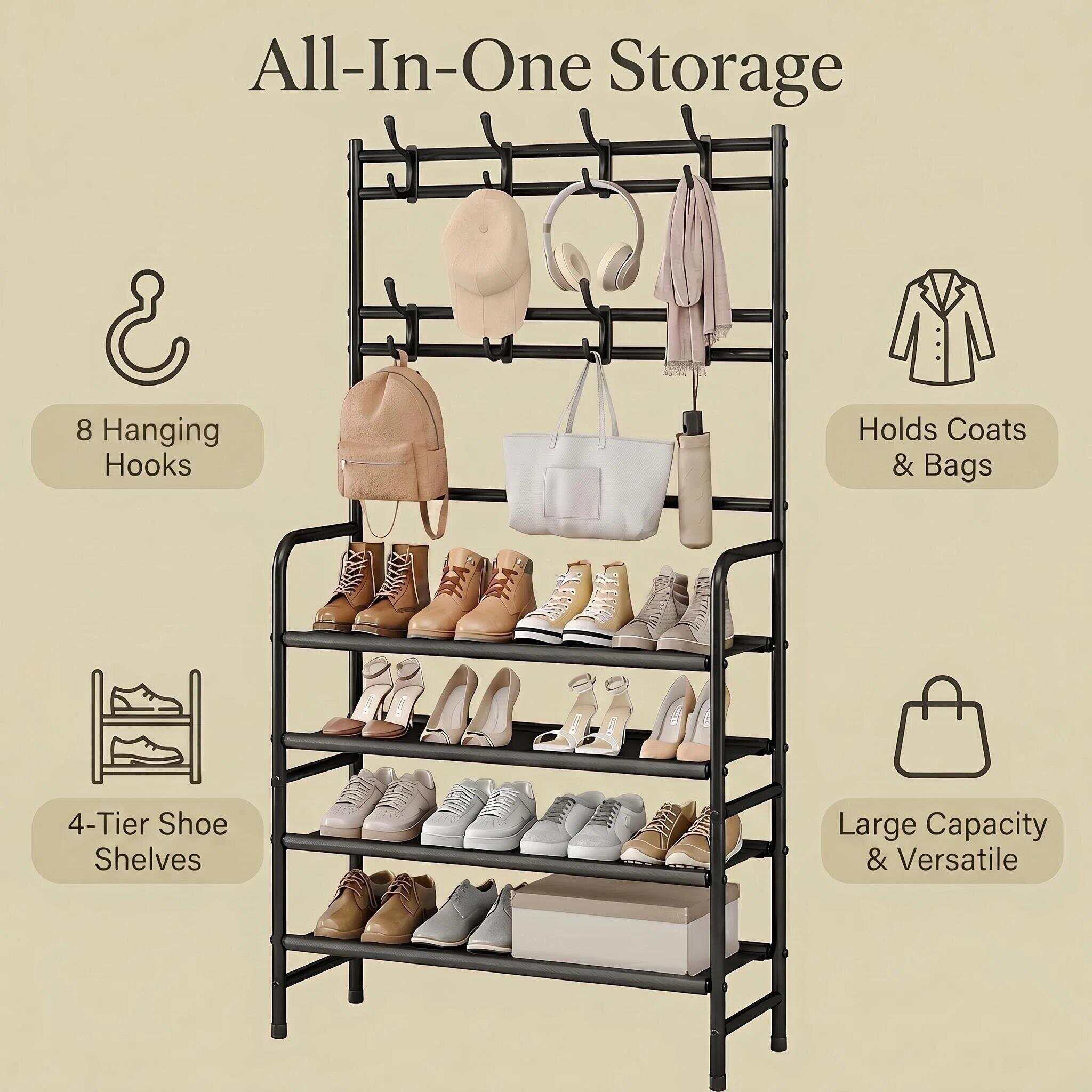 Organizador de Sapatos Metálic - Women'S Accessories Rack Room Shoes avaliação e preço