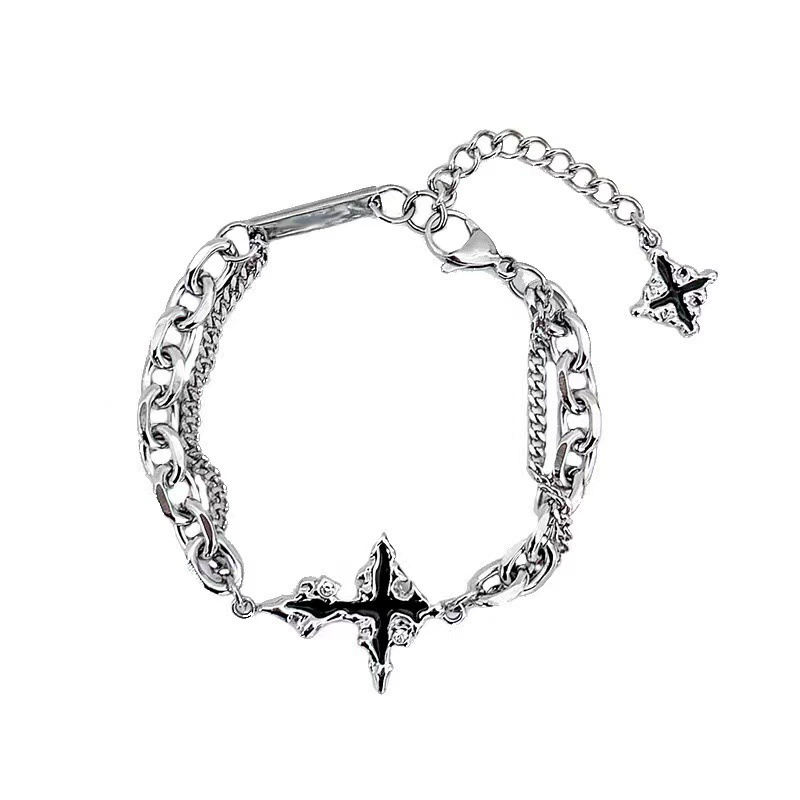 Punk preto cruz pingente corre - Women'S Accessories In The 90S avaliação e preço