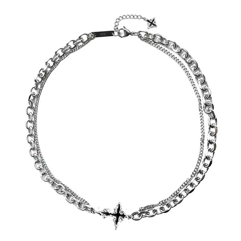 Punk preto cruz pingente corre - Women'S Accessories In The 90S avaliação e preço
