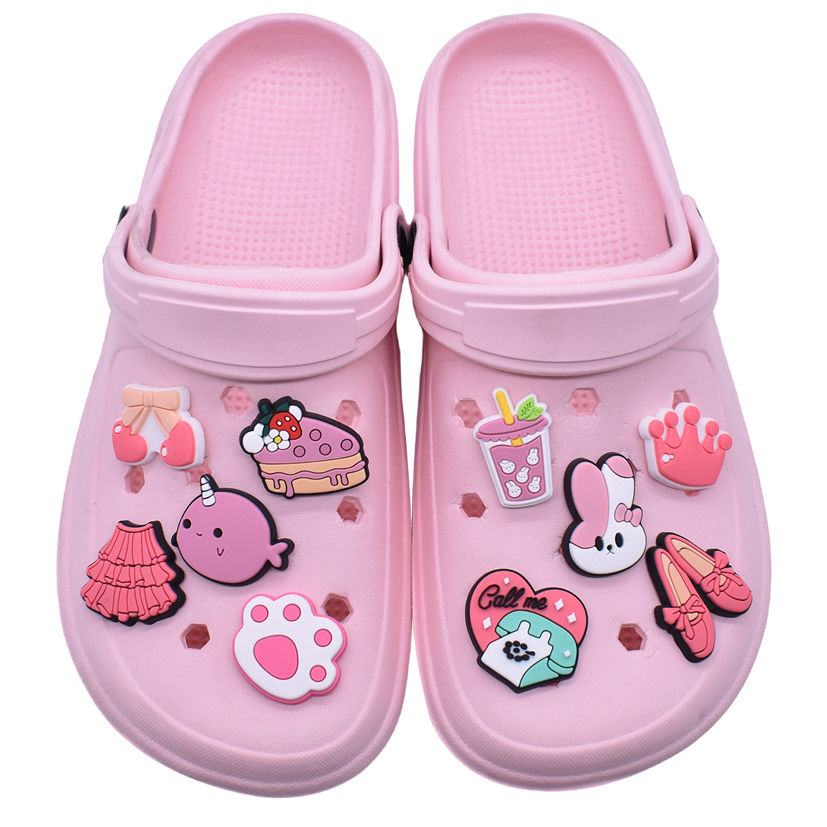 Bonito rosa sapato encantos de - Women'S Accessories Crocs avaliação e preço