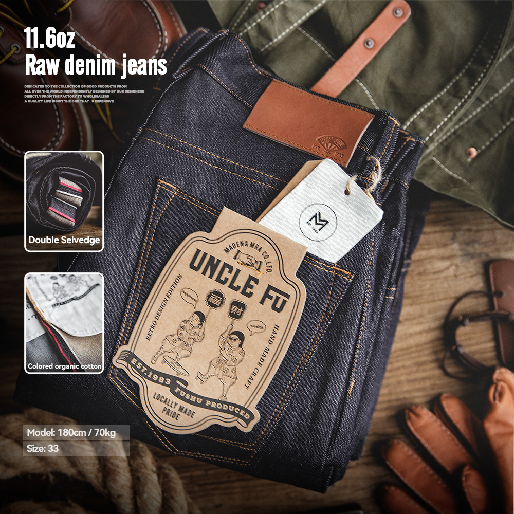 Maden retro 11.6oz ourela jean - Levis Jeans 501 avaliação e preço