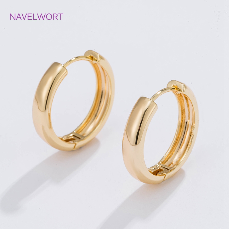 Brincos de argola circulares b - Wrap Ring Gold avaliação e preço