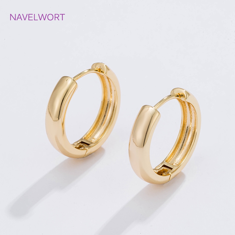 Brincos de argola circulares b - Wrap Ring Gold avaliação e preço