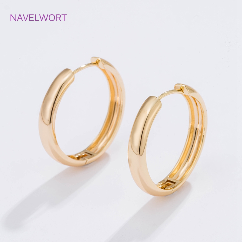 Brincos de argola circulares b - Wrap Ring Gold avaliação e preço