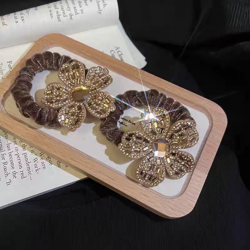 Laço de cabelo de flor de diam - Wrap Ring Gold avaliação e preço