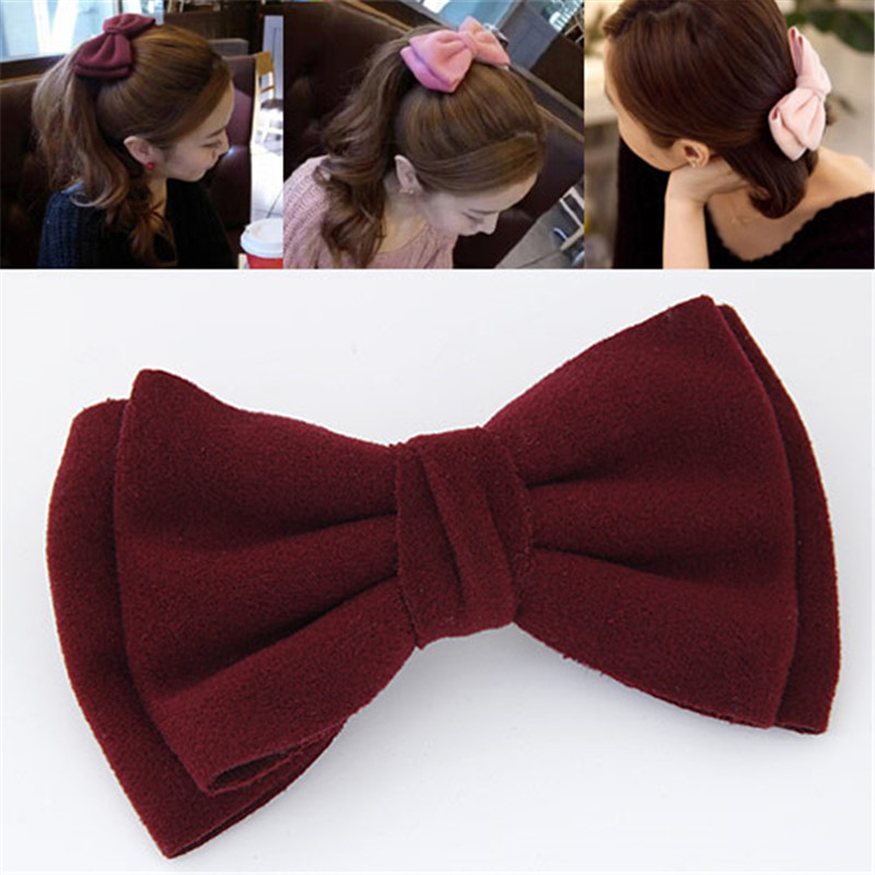 Cor sólida coreano arco grampo - Women'S Accessories Flannels avaliação e preço