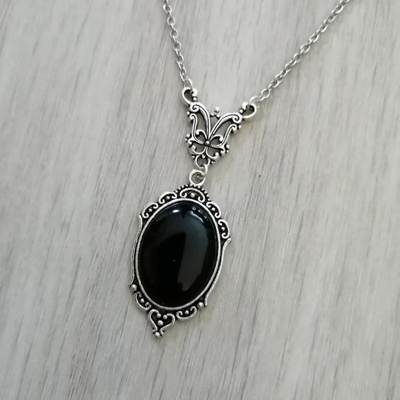 Gótico preto cristal charme co - Women'S Vampire Accessories avaliação e preço