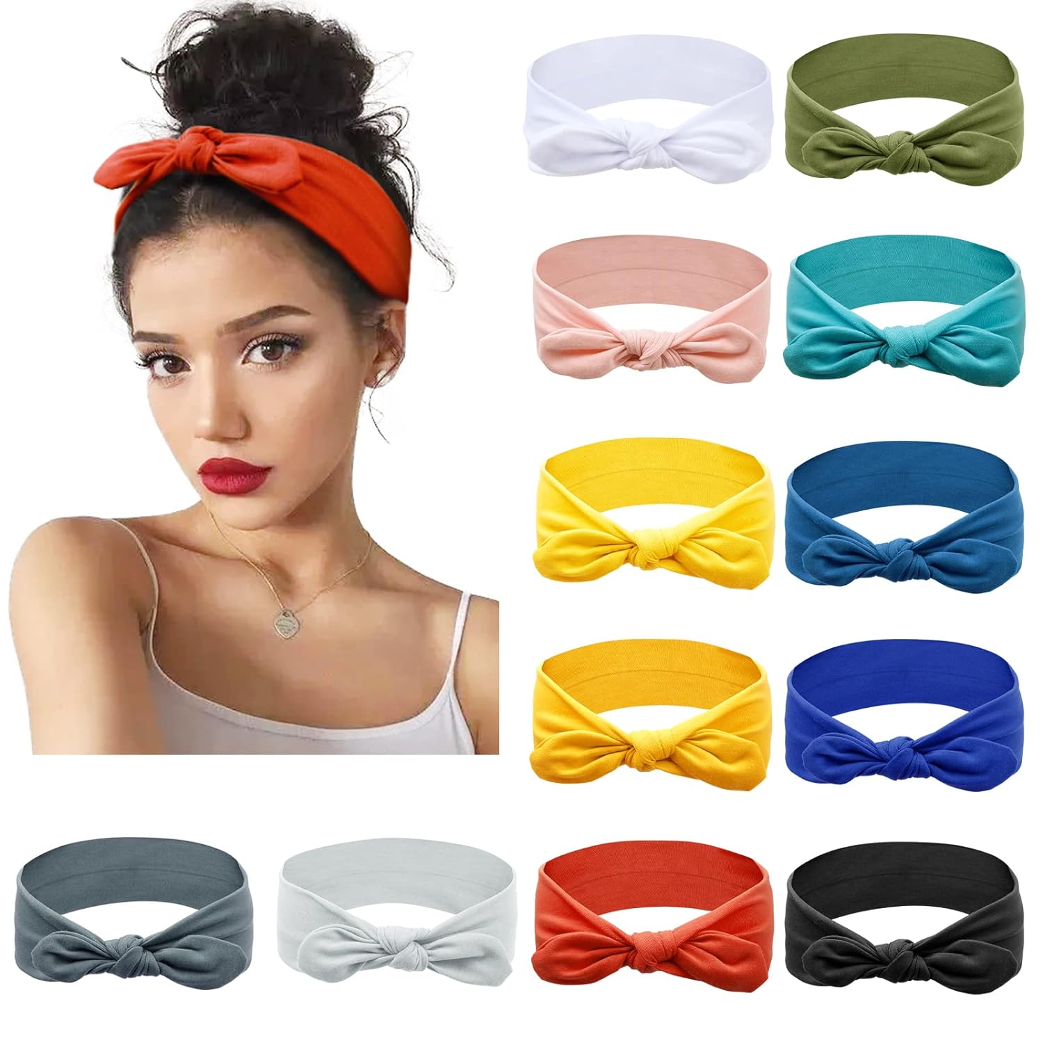 Bonito coelho orelha headbands - Women'S Yoga Accessories avaliação e preço