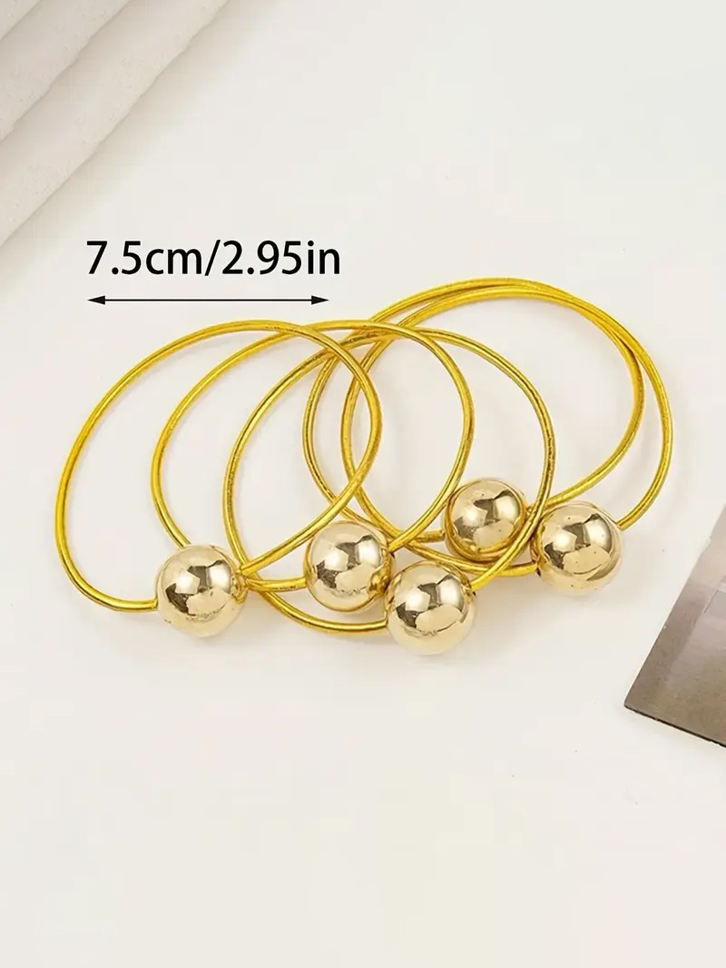 10 peças gravata de cabelo bol - Wrap Ring Gold avaliação e preço